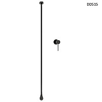 Висящ душ-смесител в черен матов цвят за монтаж на таван – DD515 - Sellzone.bg Висящ душ-смесител в черен матов цвят за монтаж на таван – DD515